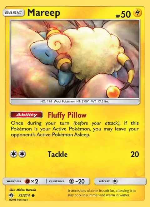 Mareep [Fluffy Pillow | Tackle]