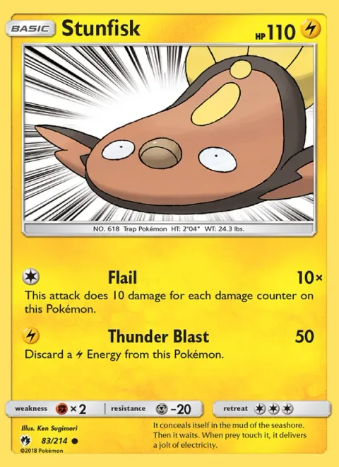 Stunfisk [Flail | Thunder Blast]