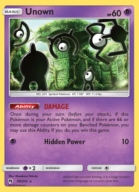 Unown [DAMAGE | Hidden Power]