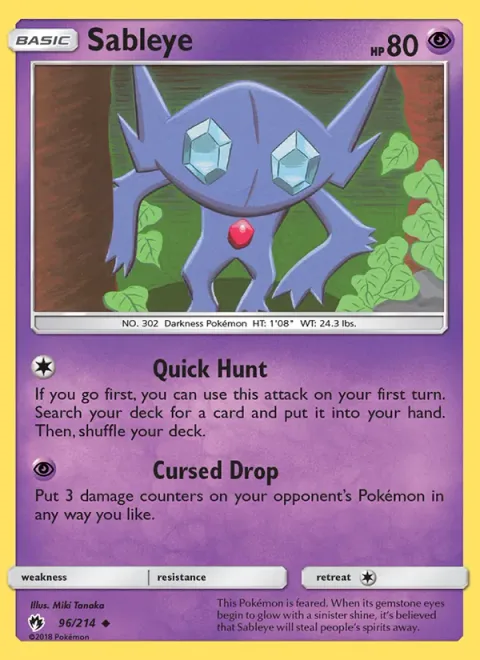 Sableye [Quick Hunt | Cursed Drop]