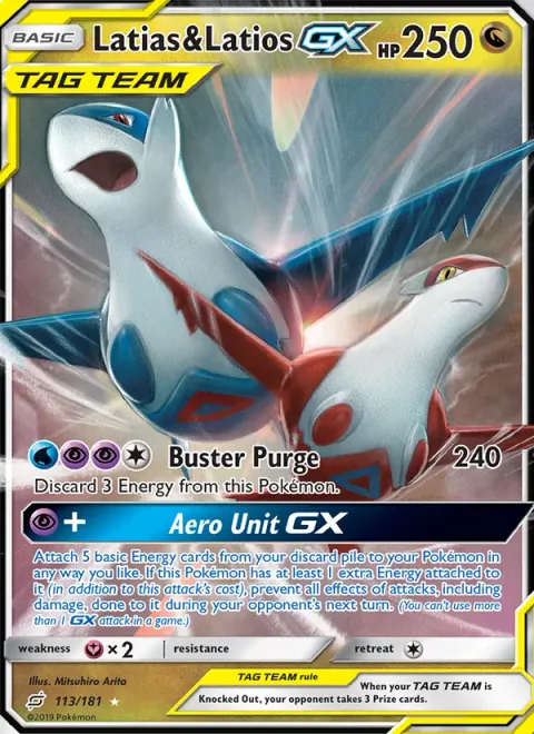 Latias & Latios GX [Buster Purge | Aero Unit GX]