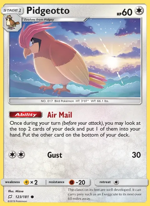 Pidgeotto [Air Mail | Gust]