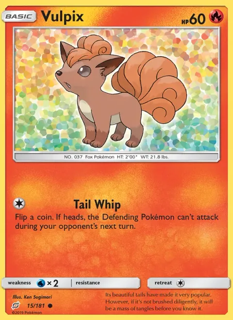 Vulpix [Tail Whip]