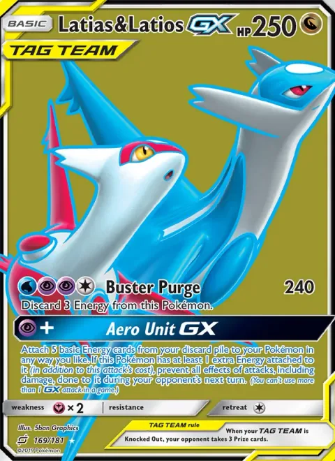 Latias & Latios GX [Buster Purge | Aero Unit GX]