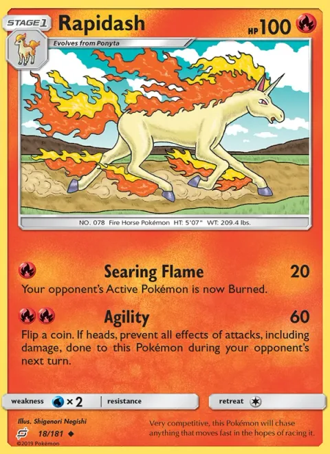Rapidash [Searing Flame | Agility]