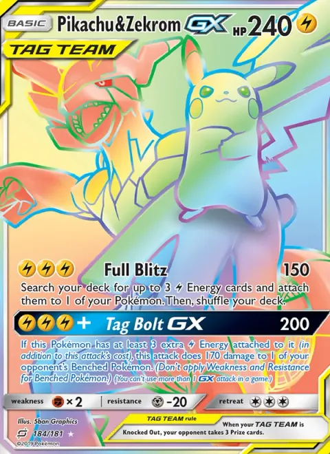 Pikachu & Zekrom GX [Full Blitz | Tag Bolt GX]