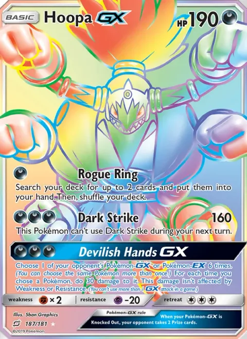Hoopa GX [Rogue Ring | Dark Strike | Devilish Hands GX]