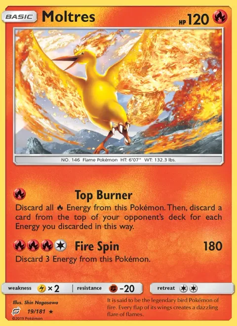 Moltres [Top Burner | Fire Spin]