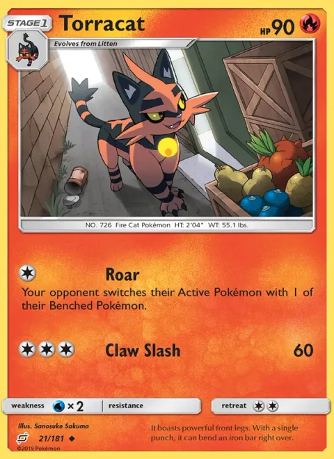 Torracat [Roar | Claw Slash]