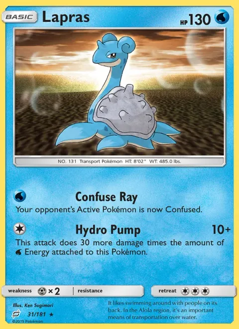 Lapras [Confuse Ray | Hydro Pump]