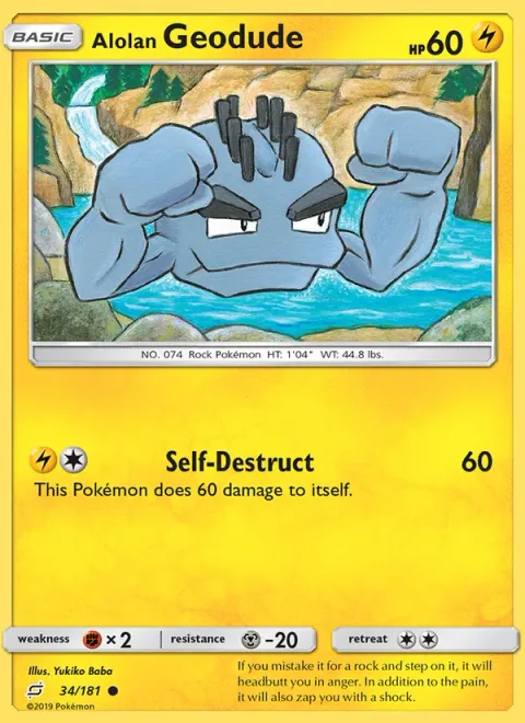 Alolan Geodude [Self-Destruct]