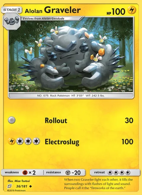 Alolan Graveler [Rollout | Electroslug]