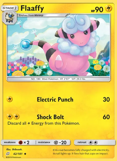 Flaaffy [Electric Punch | Shock Bolt]