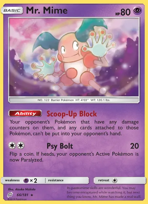 Mr. Mime [Scoop-Up Block | Psy Bolt]