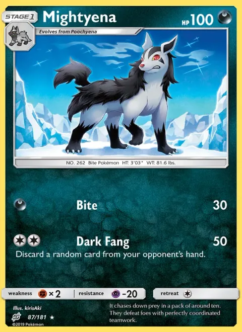 Mightyena [Bite | Dark Fang]