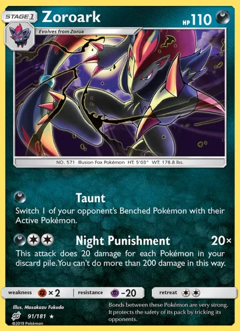 Zoroark [Taunt | Night Punishment]