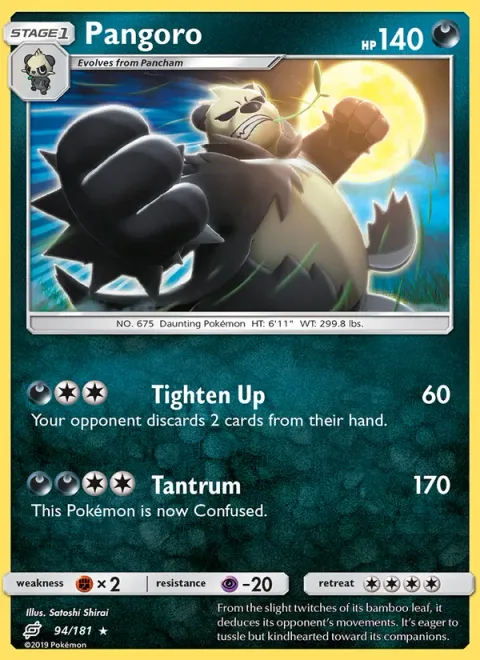 Pangoro [Tighten Up | Tantrum]