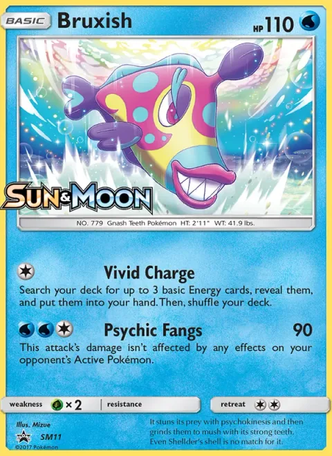 Bruxish [Vivid Charge | Psychic Fangs]