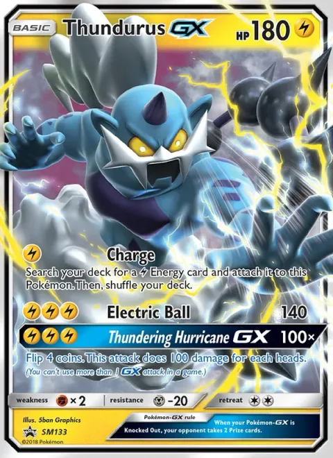 Thundurus GX [Charge | Electric Ball | Thundering Hurricane GX]
