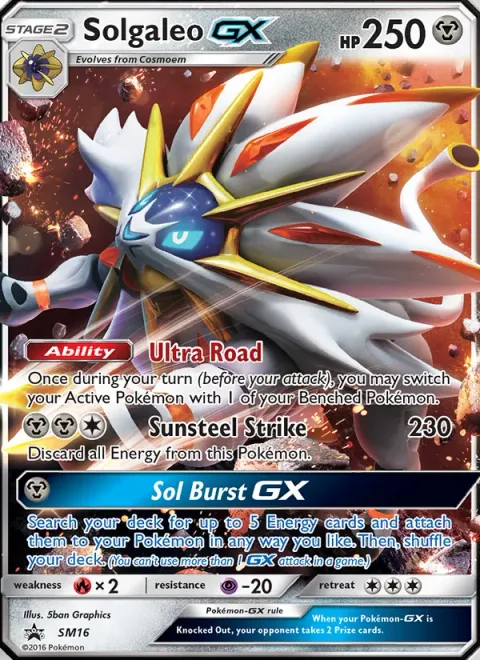 Solgaleo GX [Ultra Road | Sunsteel Strike | Sol Burst GX]