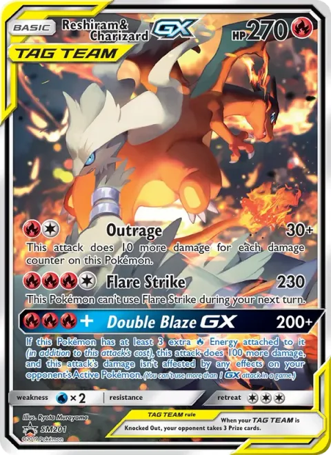 Reshiram & Charizard GX [Outrage | Flare Strike | Double Blaze GX]