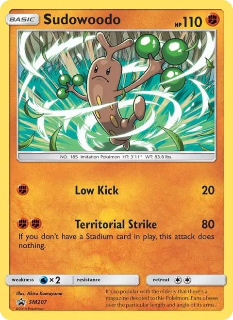 Sudowoodo [Low Kick | Territorial Strike]