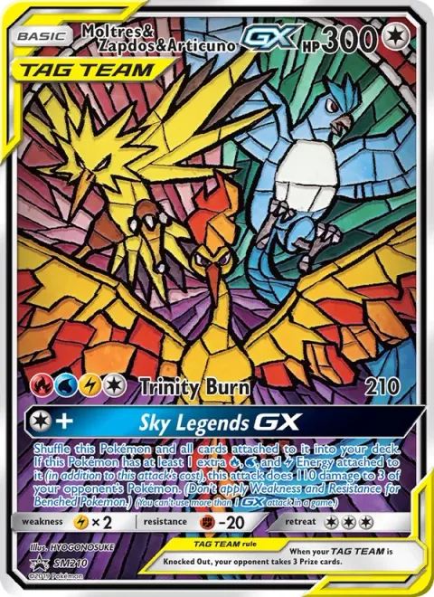 Moltres & Zapdos & Articuno GX [Trinity Burn | Sky Legends GX]