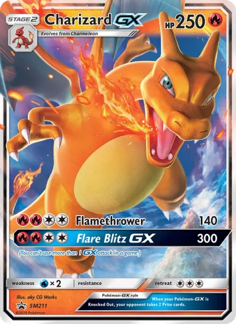 Charizard GX [Flamethrower | Flare Blitz GX]