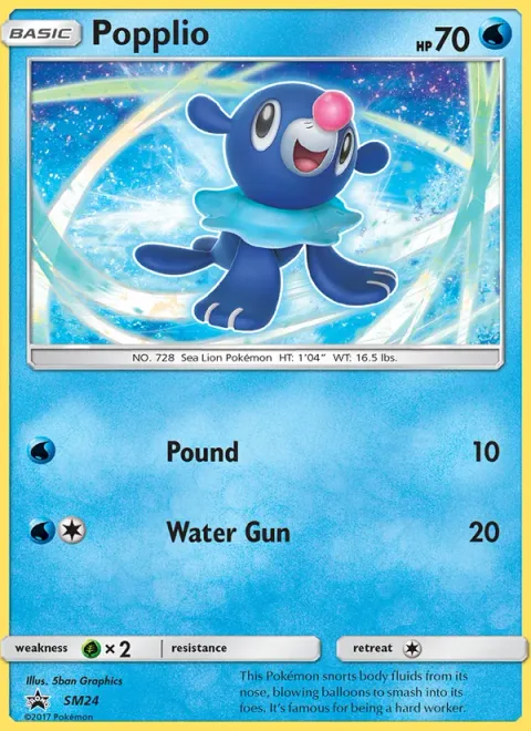 Popplio [Pound | Water Gun]