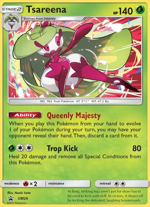 Tsareena [Queenly Majesty | Trop Kick]