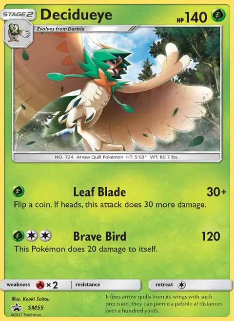 Decidueye [Leaf Blade | Brave Bird]