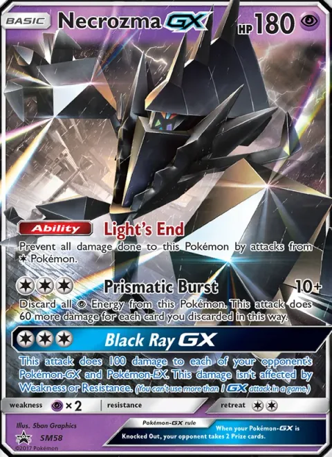 Necrozma GX [Light's End | Prismatic Burst | Black Ray GX]