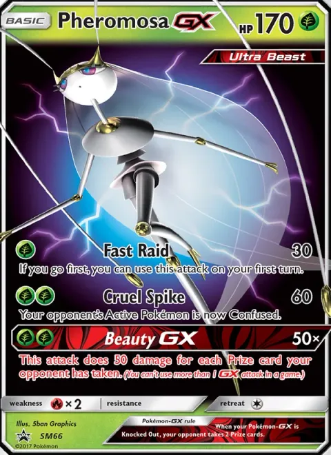 Pheromosa GX [Fast Raid | Cruel Spike | Beauty GX]