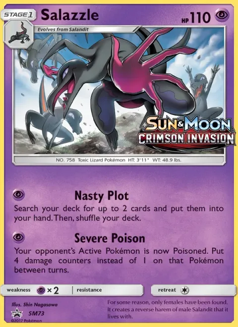 Salazzle [Nasty Plot | Severe Poison]