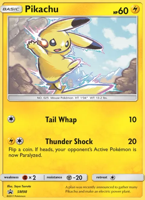 Pikachu [Tail Whap | Thundershock]