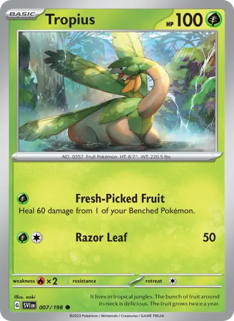 Tropius [Fresh-Picked Fruit | Razor Leaf]