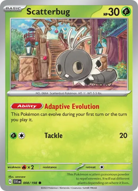 Scatterbug [Adaptive Evolution | Tackle]