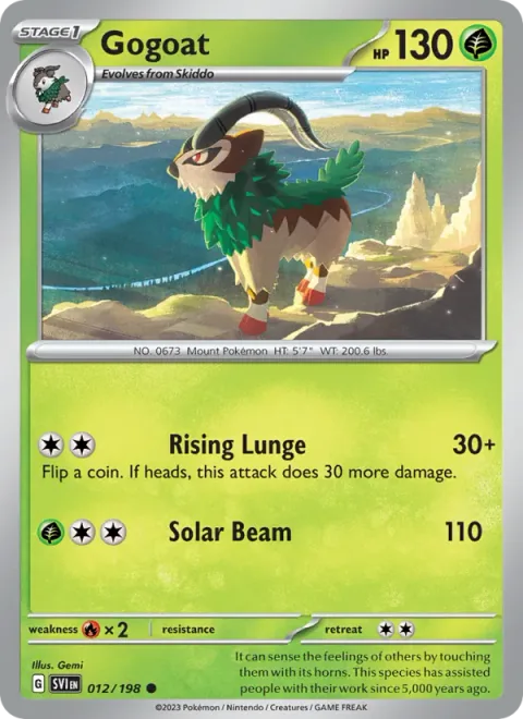 Gogoat [Rising Lunge | Solar Beam]