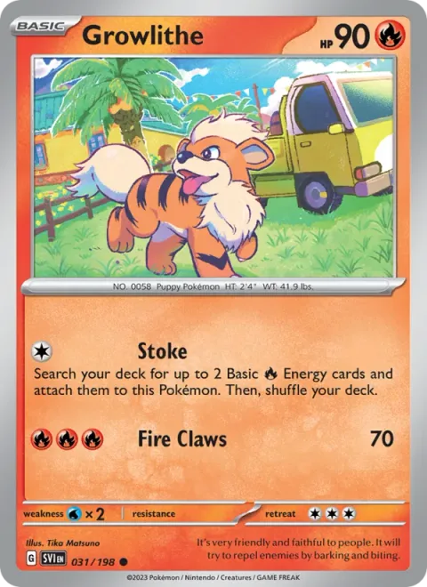 Growlithe [Stoke | Fire Claws]