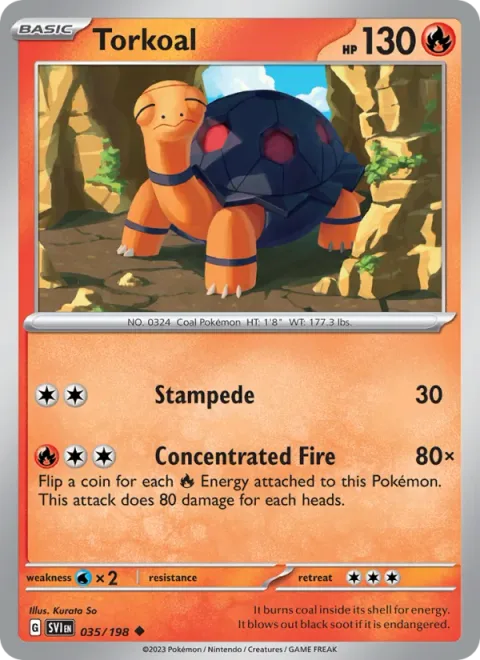 Torkoal [Stampede | Concentrated Fire]