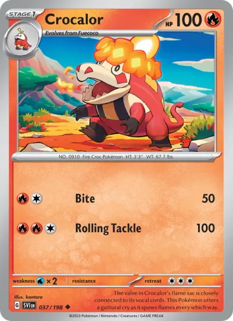 Crocalor [Bite | Rolling Tackle]