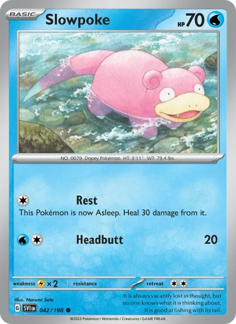 Slowpoke [Rest | Headbutt]