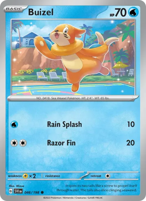 Buizel [Rain Splash | Razor Fin]