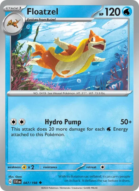 Floatzel [Hydro Pump]