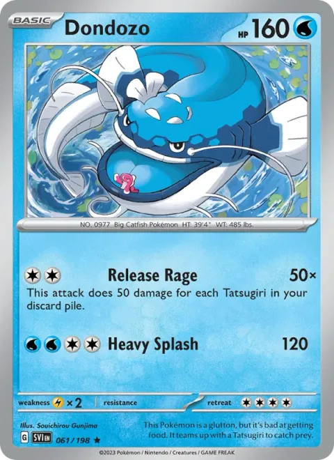 Dondozo [Release Rage | Heavy Splash]