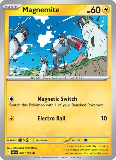 Magnemite [Magnetic Switch | Electro Ball]
