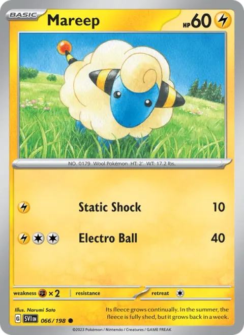 Mareep [Static Shock | Electro Ball]
