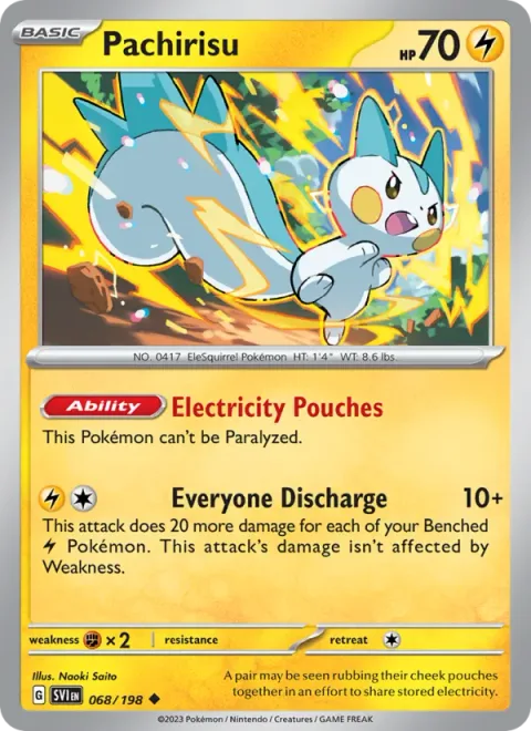 Pachirisu [Electricity Pouches | Everyone Discharge]