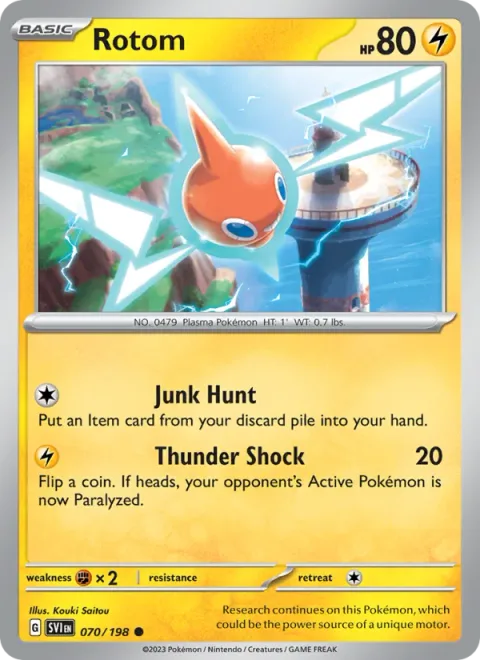 Rotom [Junk Hunt | Thunder Shock]