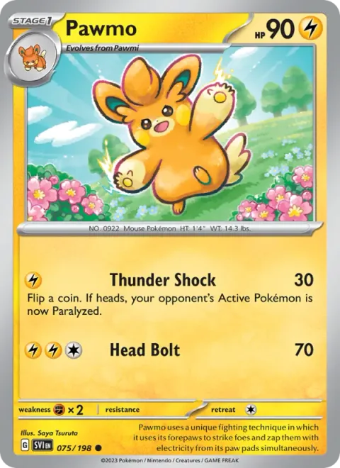 Pawmo [Thunder Shock | Head Bolt]